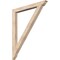 Ekena Millwork Traditional Traditional Smooth Bracket, Douglas Fir, 3 1/2"W x 40"D x 48"H BKT04X40X48TRA01SDF - alternate 1